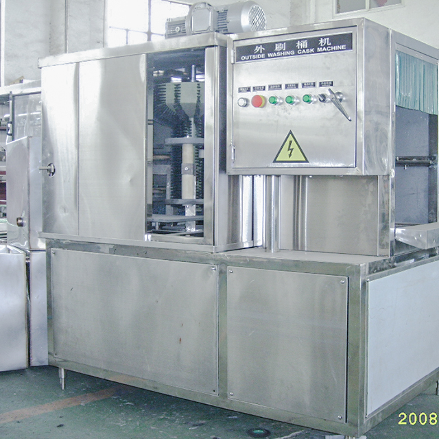 External barrel brushing machine