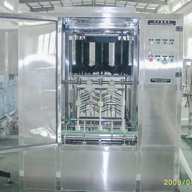 2-head internal and external barrel brushing machine